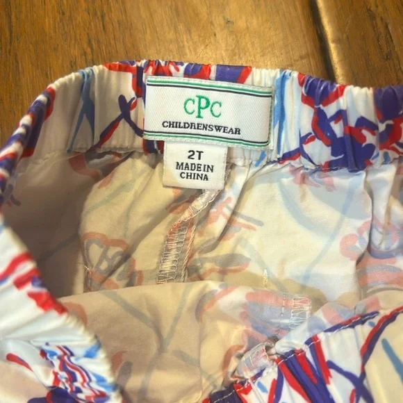 Lobster Print Shorts CPC Childrenswear 2T EUC Toddler Boy Elastic Waist Nautical - Picture 3 of 3